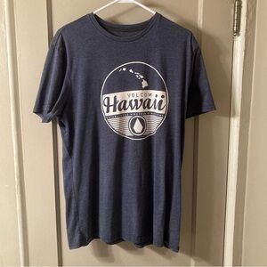 Volcom Navy Blue Tee with Graphic